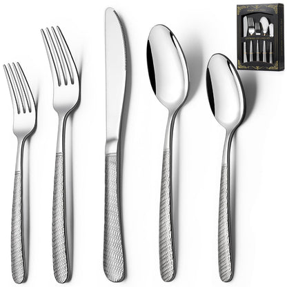 40-Piece Stainless Steel Flatware Set for 8