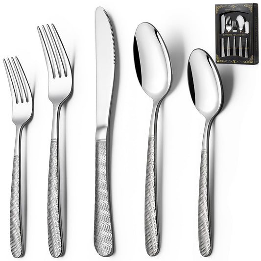 40-Piece Stainless Steel Flatware Set for 8