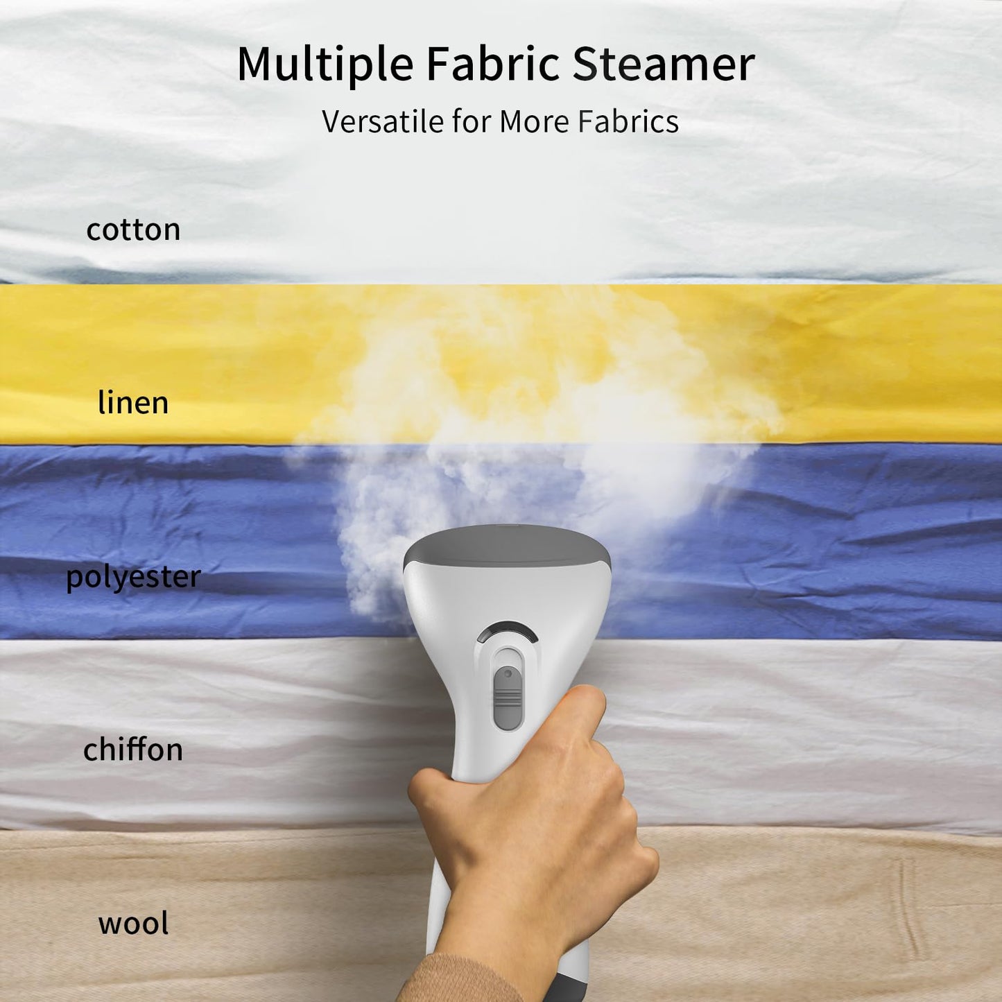 Steamer for Clothes, 15s Fast Heat up1000W, Hand Held Clothes Steamer, Portable Travel Steamer for clothes,150ML Capacity Water Tank, Pump System, No Water spray, for Home and Travel, ONLY FOR 120V