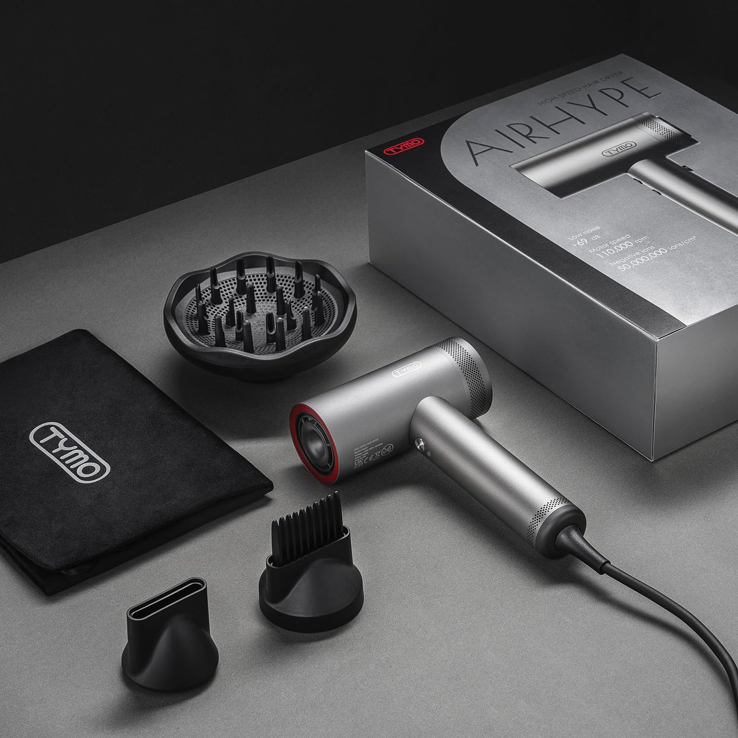 1500W TYMO Professional Hair Dryer with Diffuser