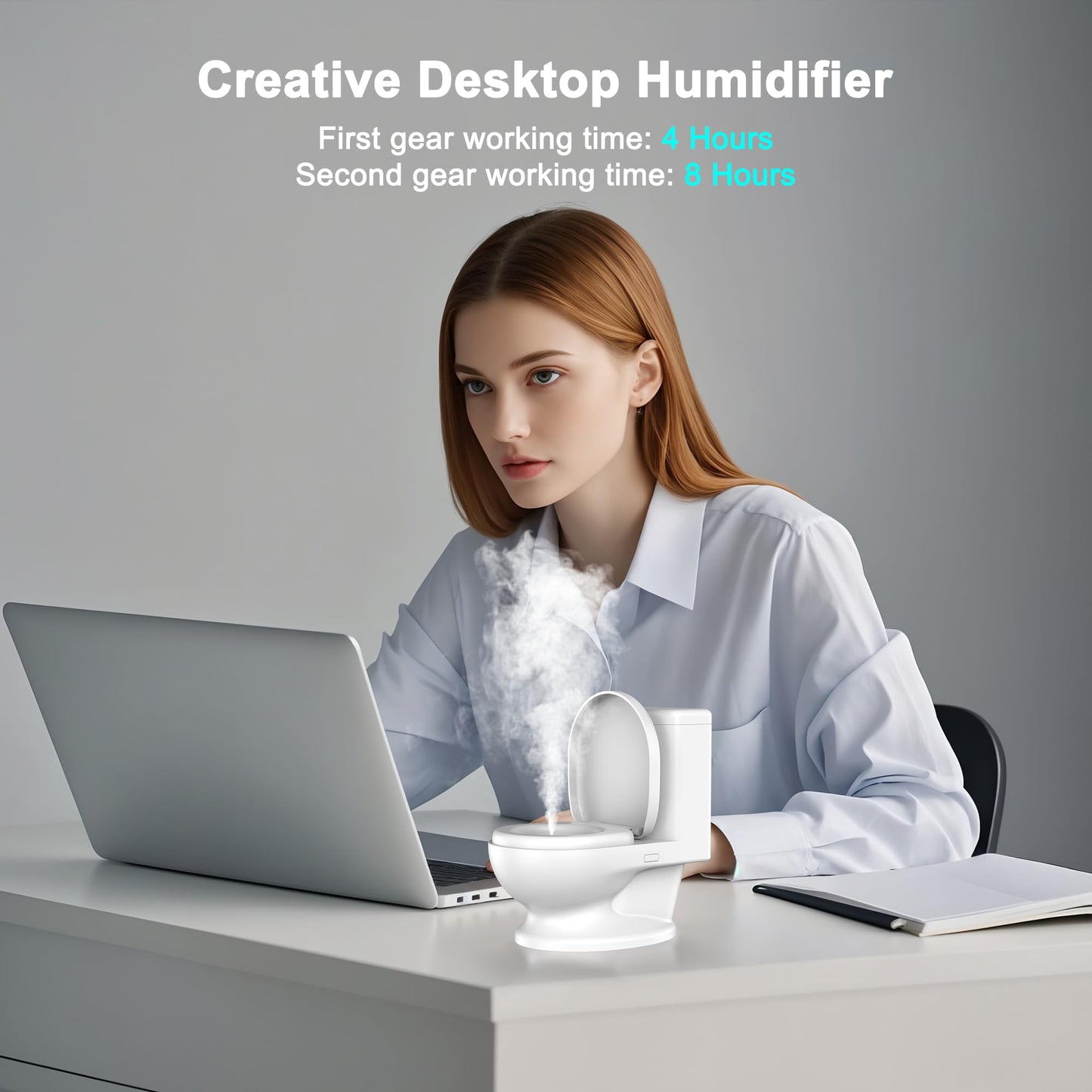 Funny Mini Toilet Humidifier with Essential Oil Diffuser