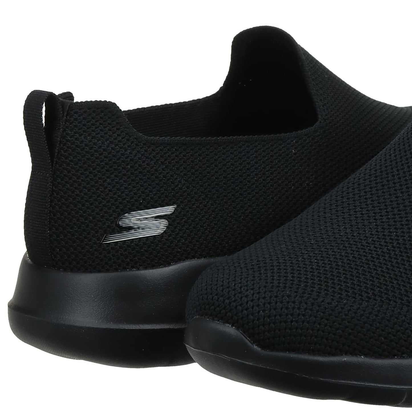 Skechers Men's Go Walk Max-Athletic Air Mesh Slip on Walkking Shoe Sneaker,Black/Black/Black,8.5 M US