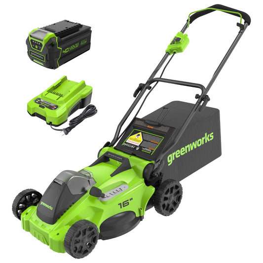 40V Brushless Cordless Lawn Mower by Greenworks