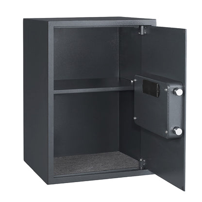 Compact Steel Safe Box for Money and Jewelry