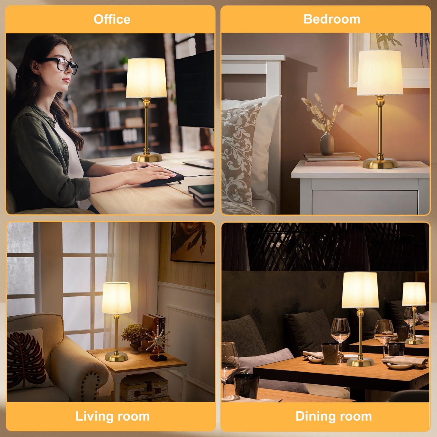 Cordless LED Table Lamp by JICAI
