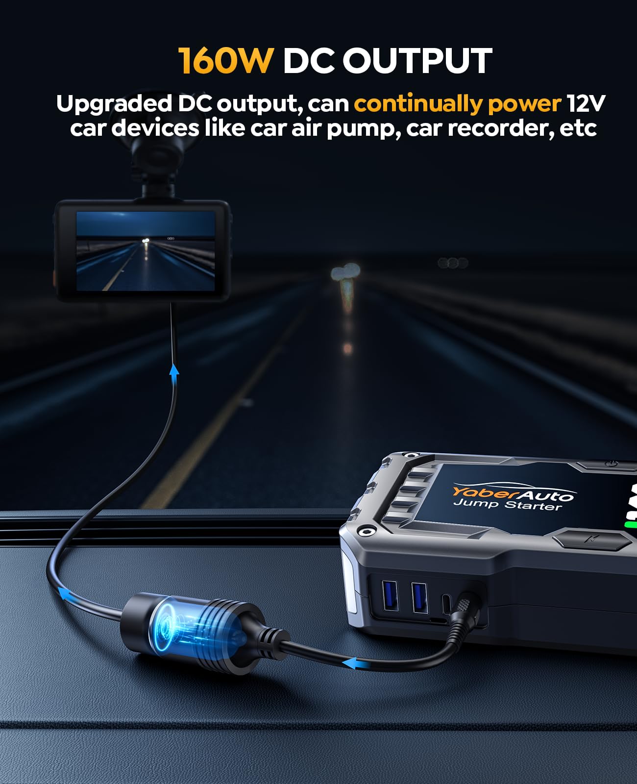 YaberAuto 4000A Portable Car Jump Starter
