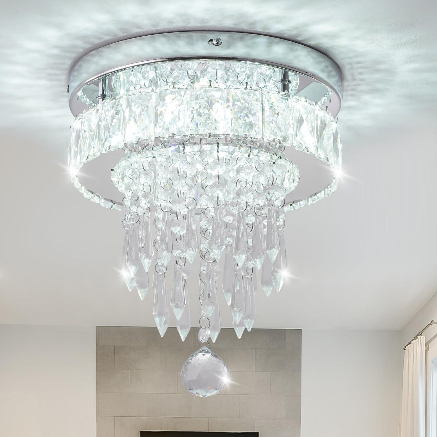 Small LED Crystal Chandelier for Home
