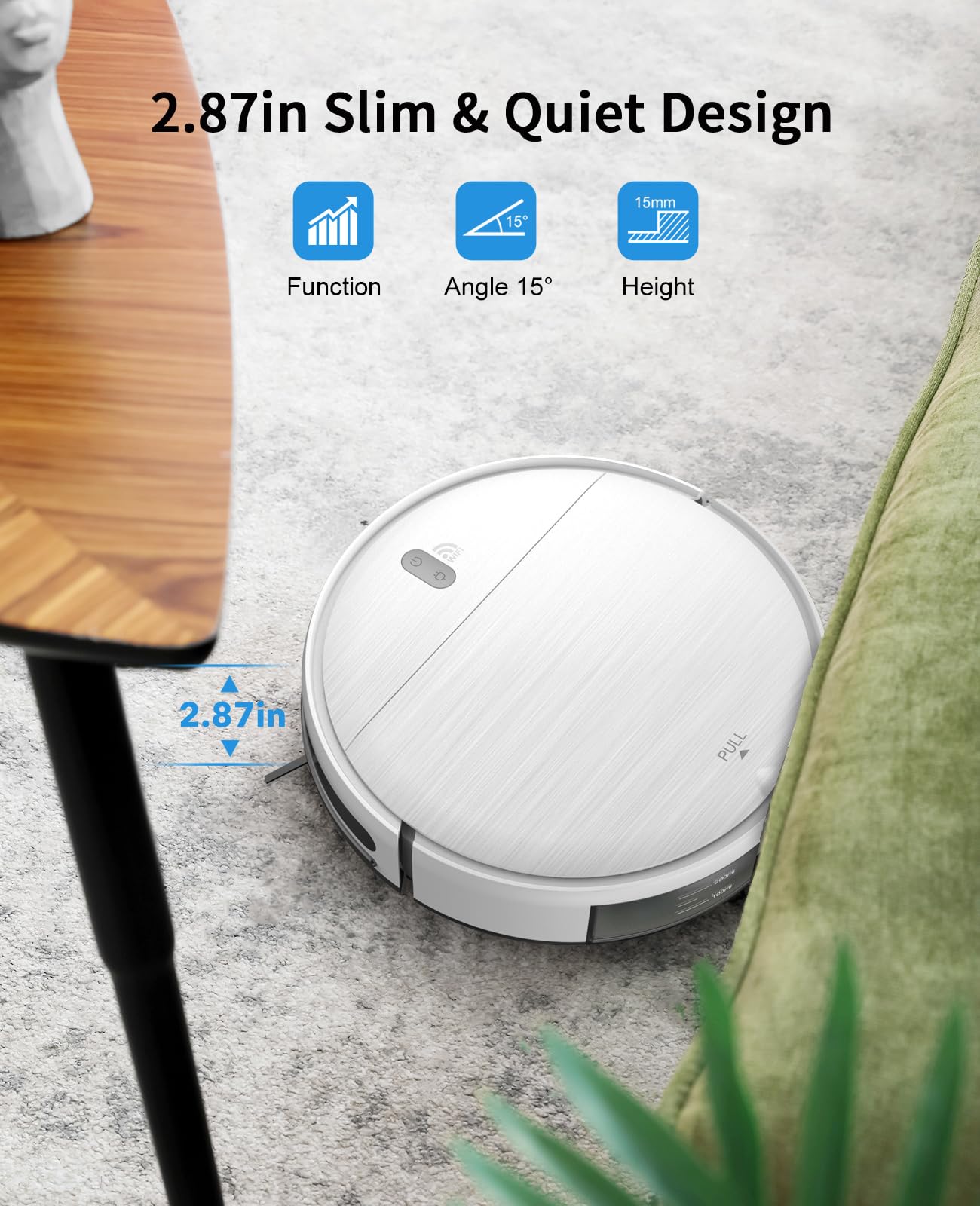 MAMNV 2-in-1 Robot Vacuum and Mop Cleaner