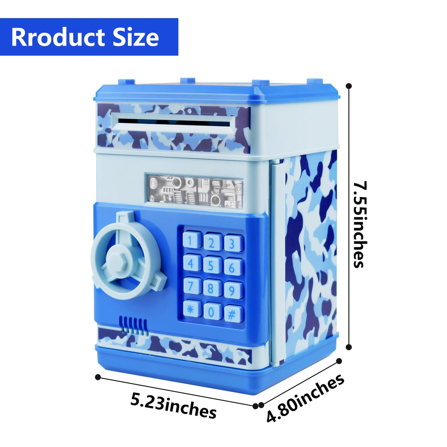 HUSAN Electronic Piggy Bank with Password Code