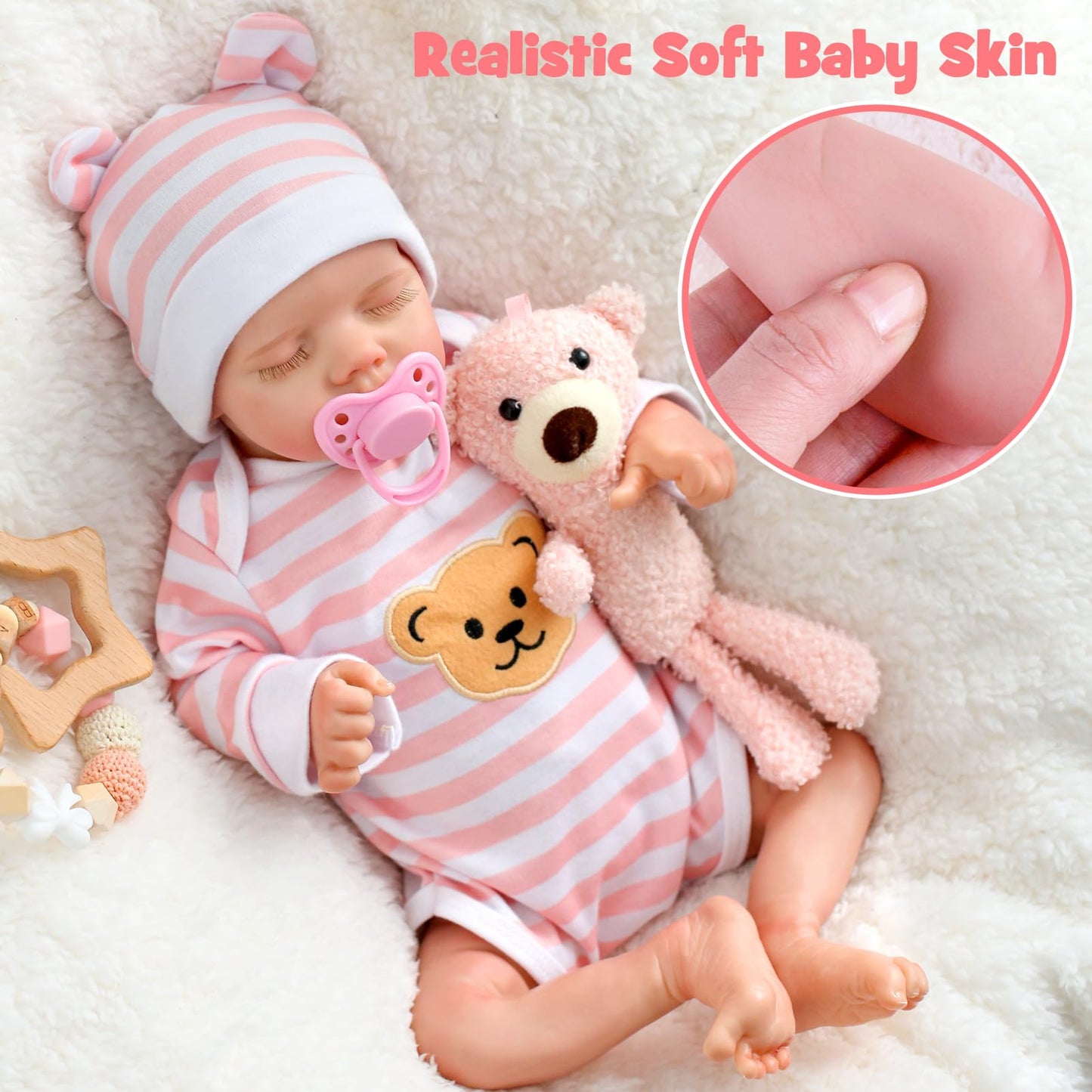 18 Inch Lifelike Reborn Baby Doll for Kids