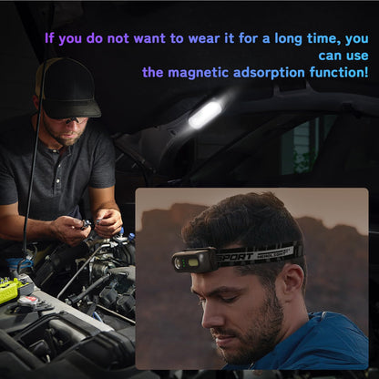 AOOSTAR Rechargeable LED Headlamp 10000 Lumens