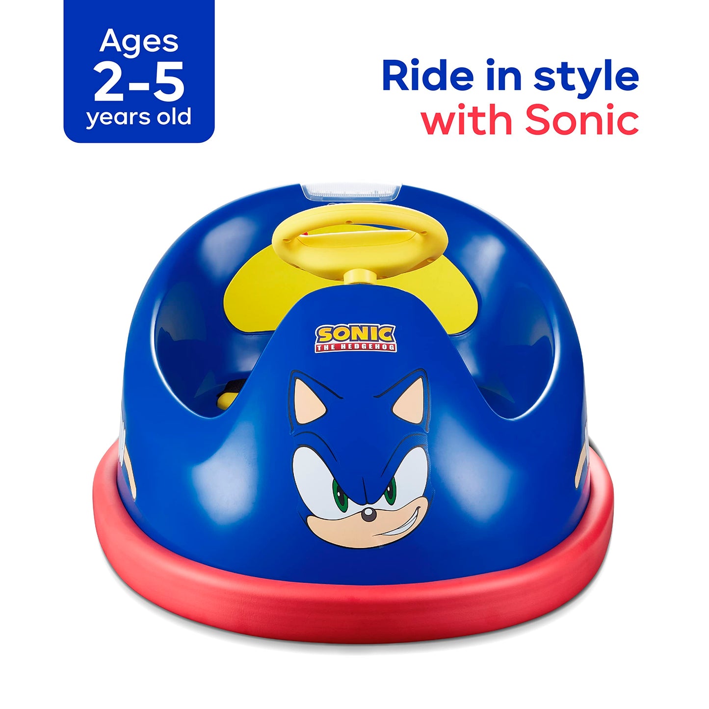 Sonic Bumper Car for Kids with Remote Control