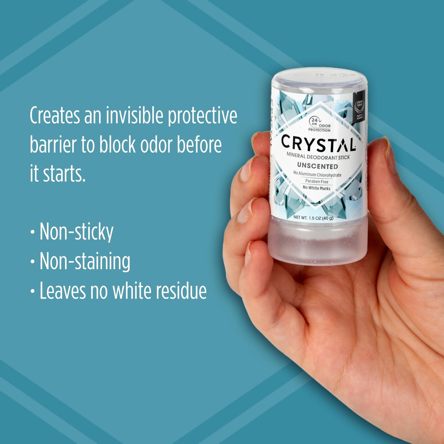 Crystal Essence Mineral Deodorant Stick, 1.5 oz