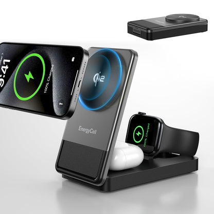 3 in 1 Wireless Charging Station for Apple