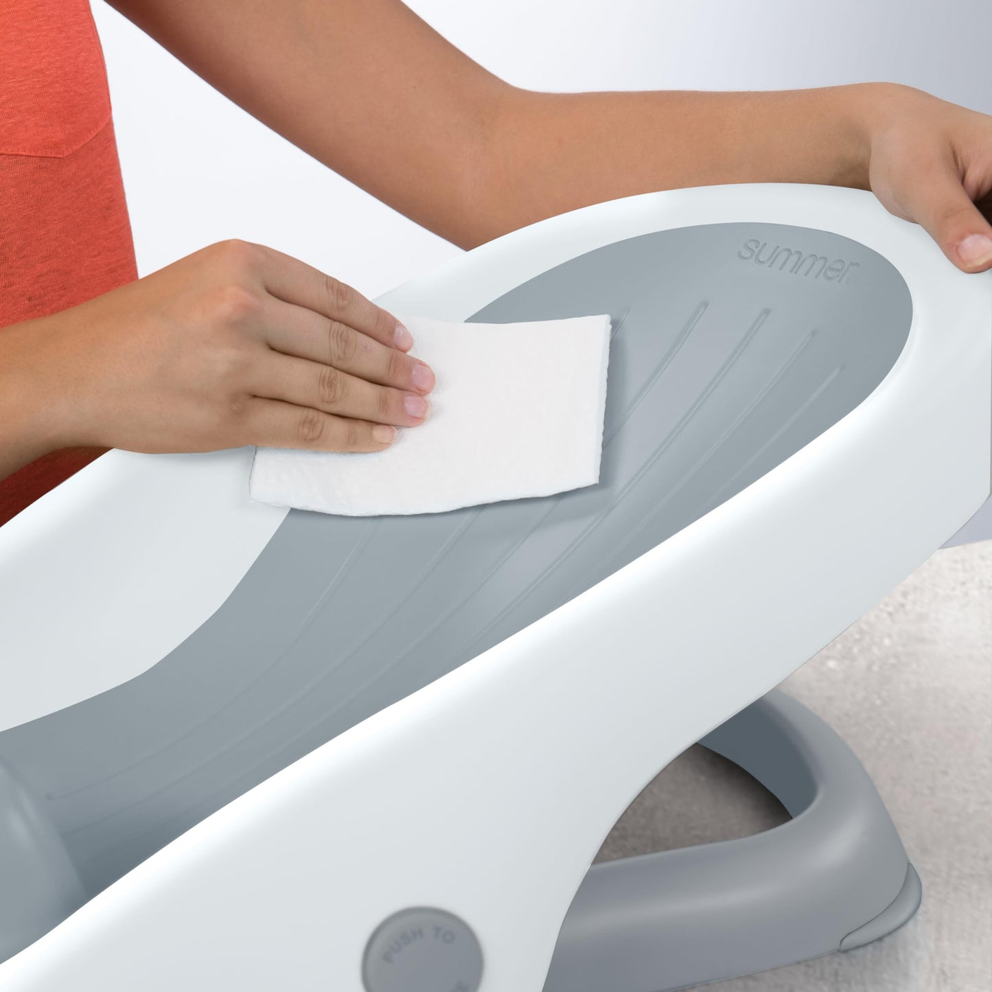 Baby Bath Seat with Soft Support and Recline