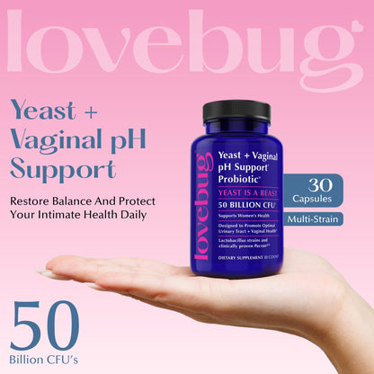 50 Billion CFU Yeast & pH Support Capsules