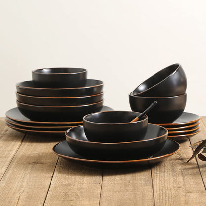16-Piece Stoneware Dinnerware Set for 4