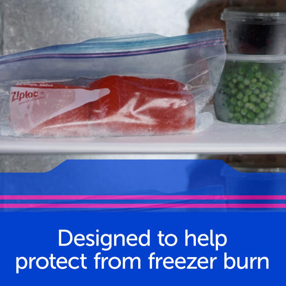 Ziploc 2-Gallon Freezer Bags with Grip Seal, 30 Count