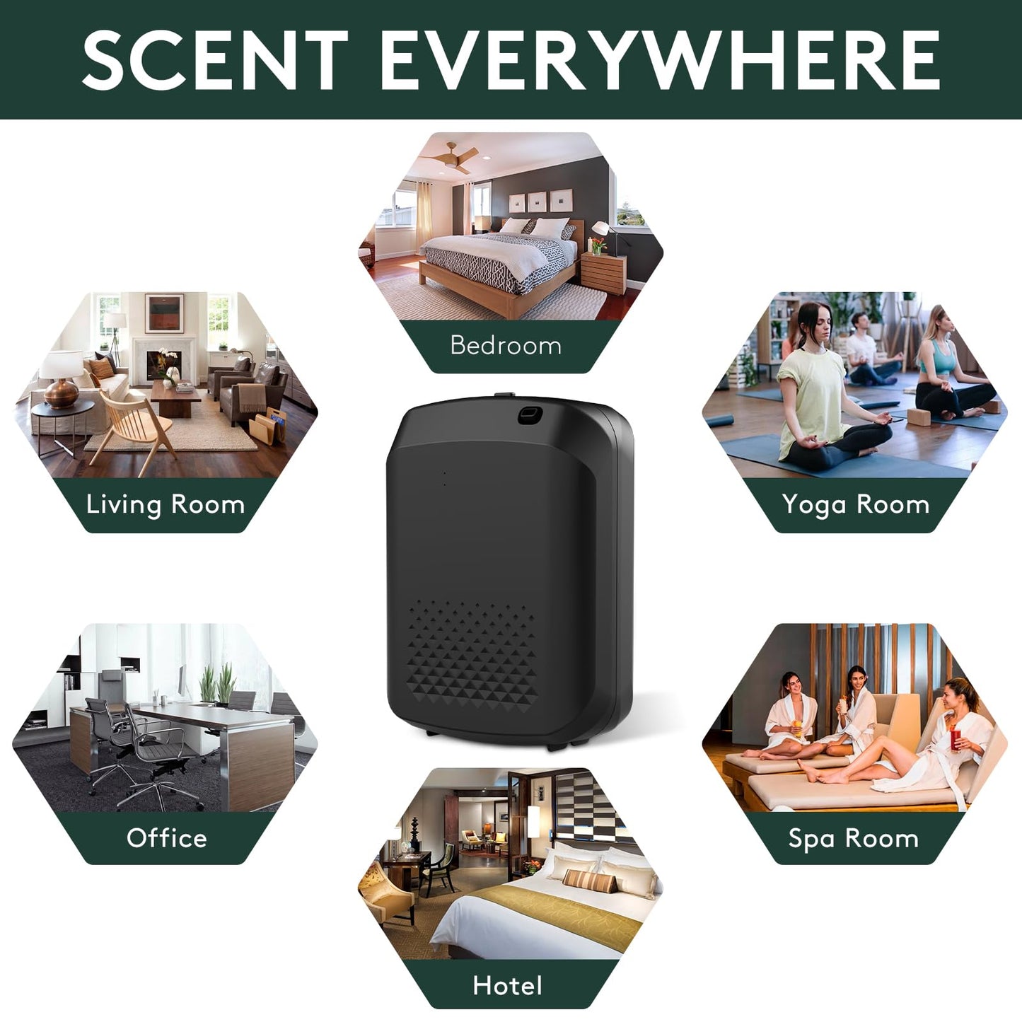 Smart Bluetooth Air Diffuser for Home & Office