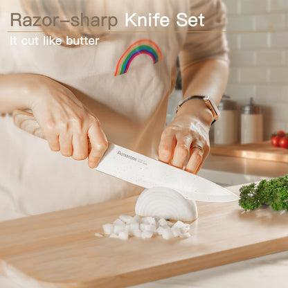 13-Piece Astercook Stainless Steel Knife Set