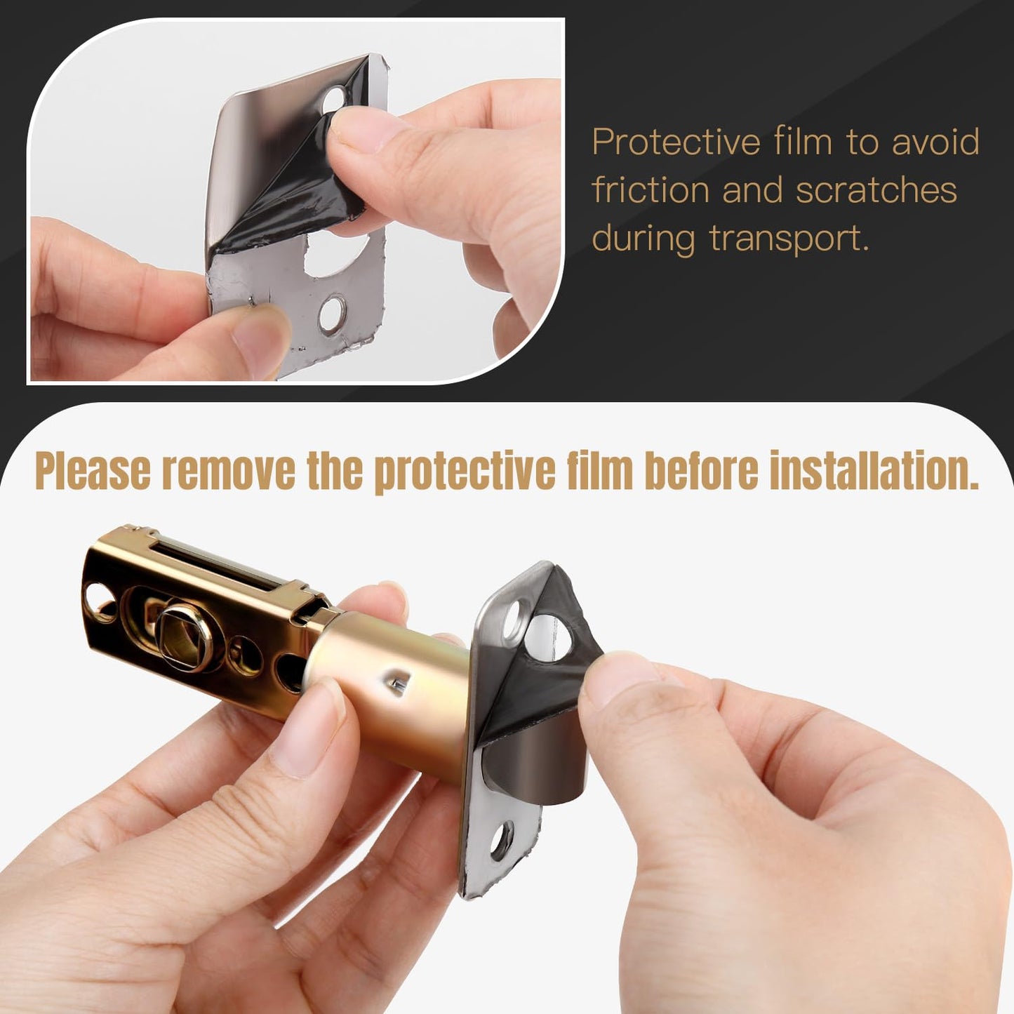 Heavy Duty Keyed Entry Door Handle - Satin Nickel