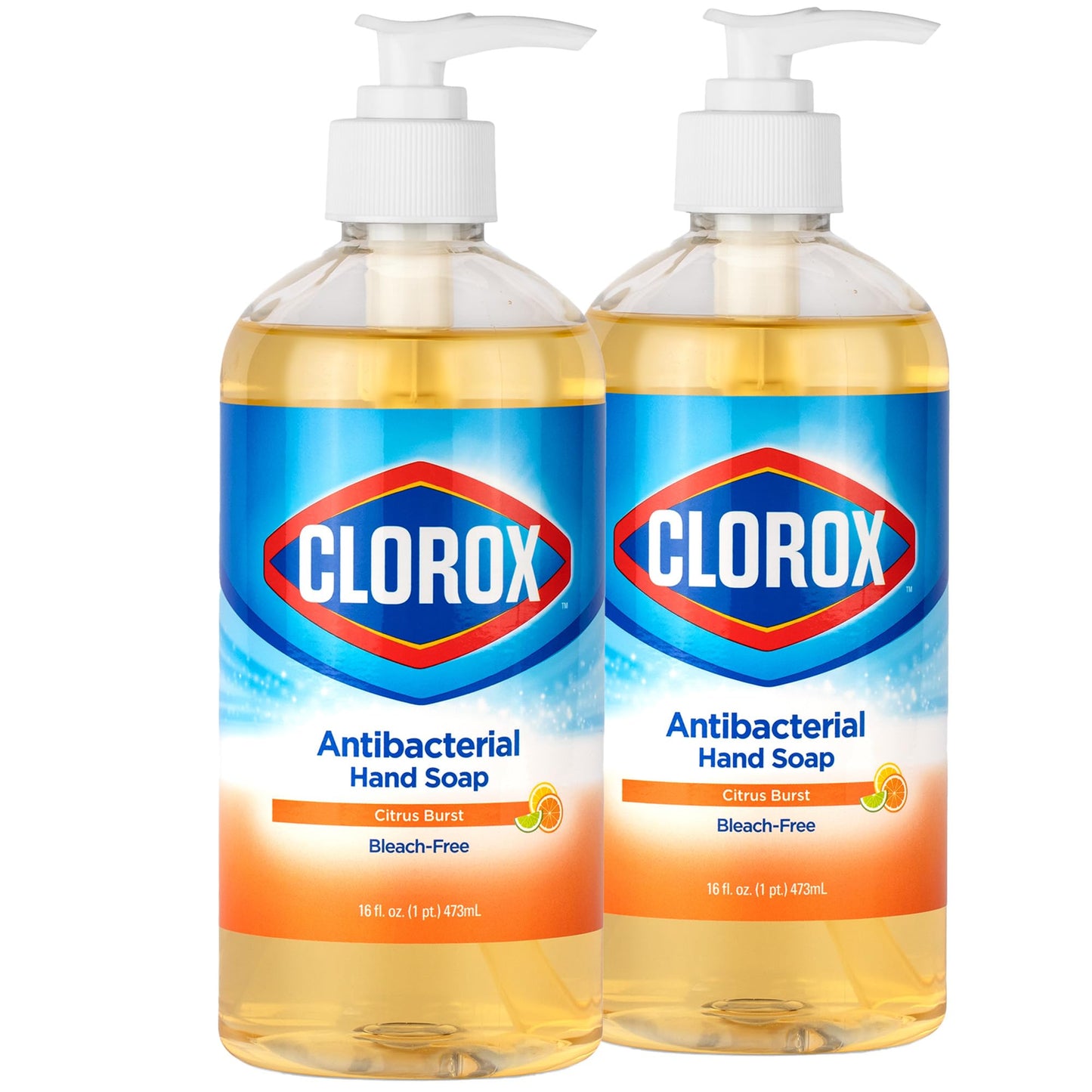 Clorox Antibacterial Hand Soap Pump - Citrus Burst