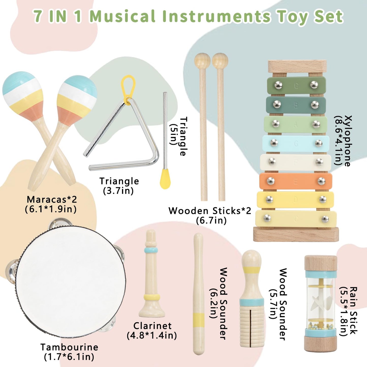 Toddler Musical Instruments Set by KIECIK
