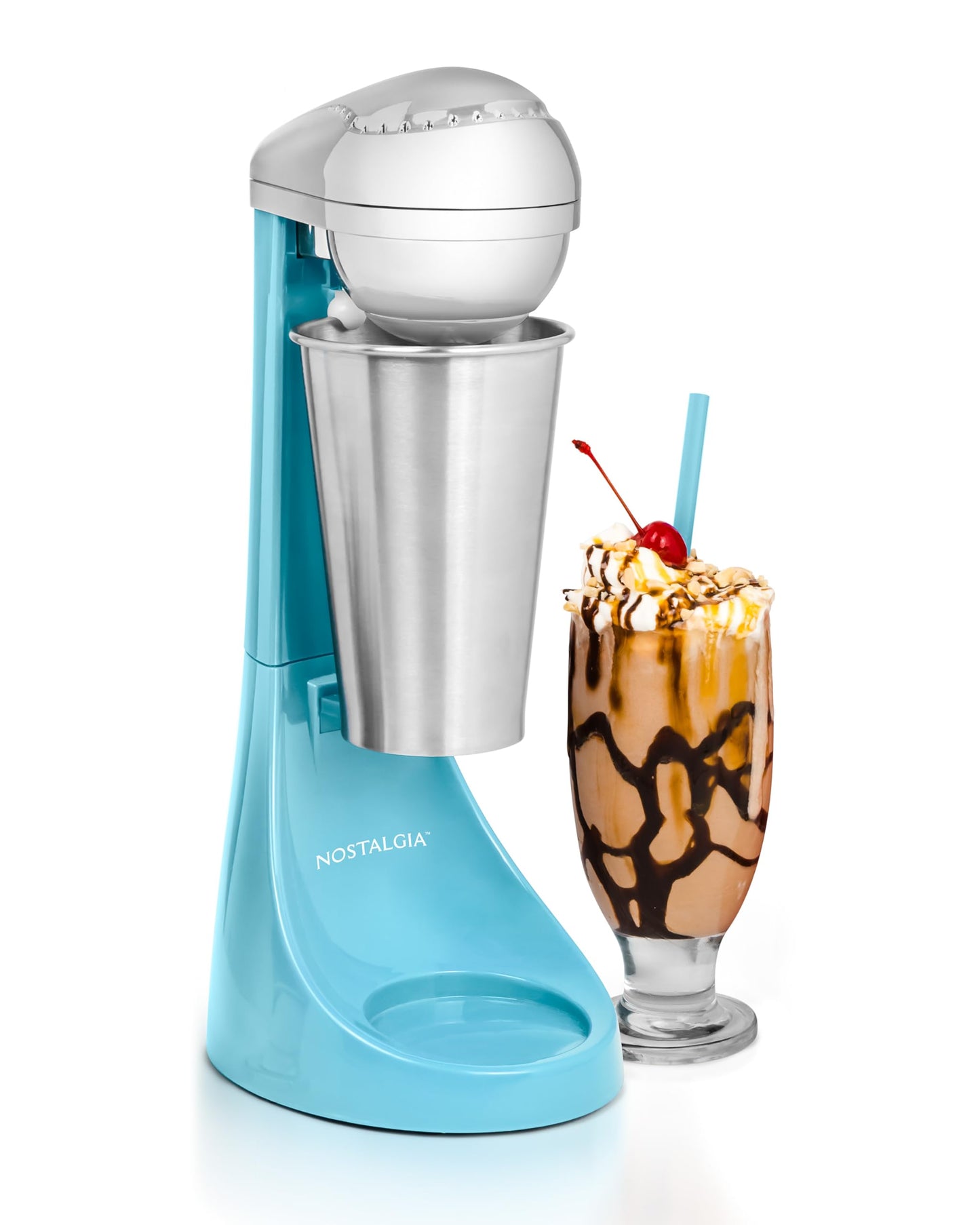 Nostalgia Electric Milkshake Maker with Mixing Cup