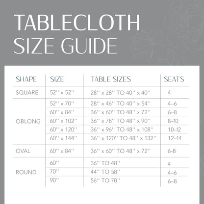 Elrene Home Fashions Continental Solid Texture Water and Stain Resistant Tablecloth, 60"X120" Rectangle, White