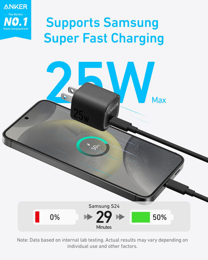 Anker 25W USB C Fast Charger with Cable