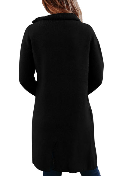 KIRUNDO Women's Thick Open Front Cardigan