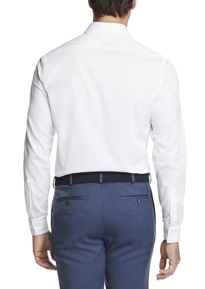 Van Heusen Men's Dress Shirt Slim Fit Stain Shield Stretch, White, 14"-14.5" Neck 32"-33" Sleeve