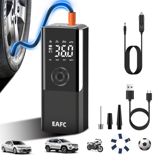 Cordless Air Compressor for Car Tires - EAFC