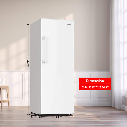 Galanz GLF11UWEA16 Convertible Freezer/Fridge, Electronic Temperature Control, 11 Cu.Ft, White