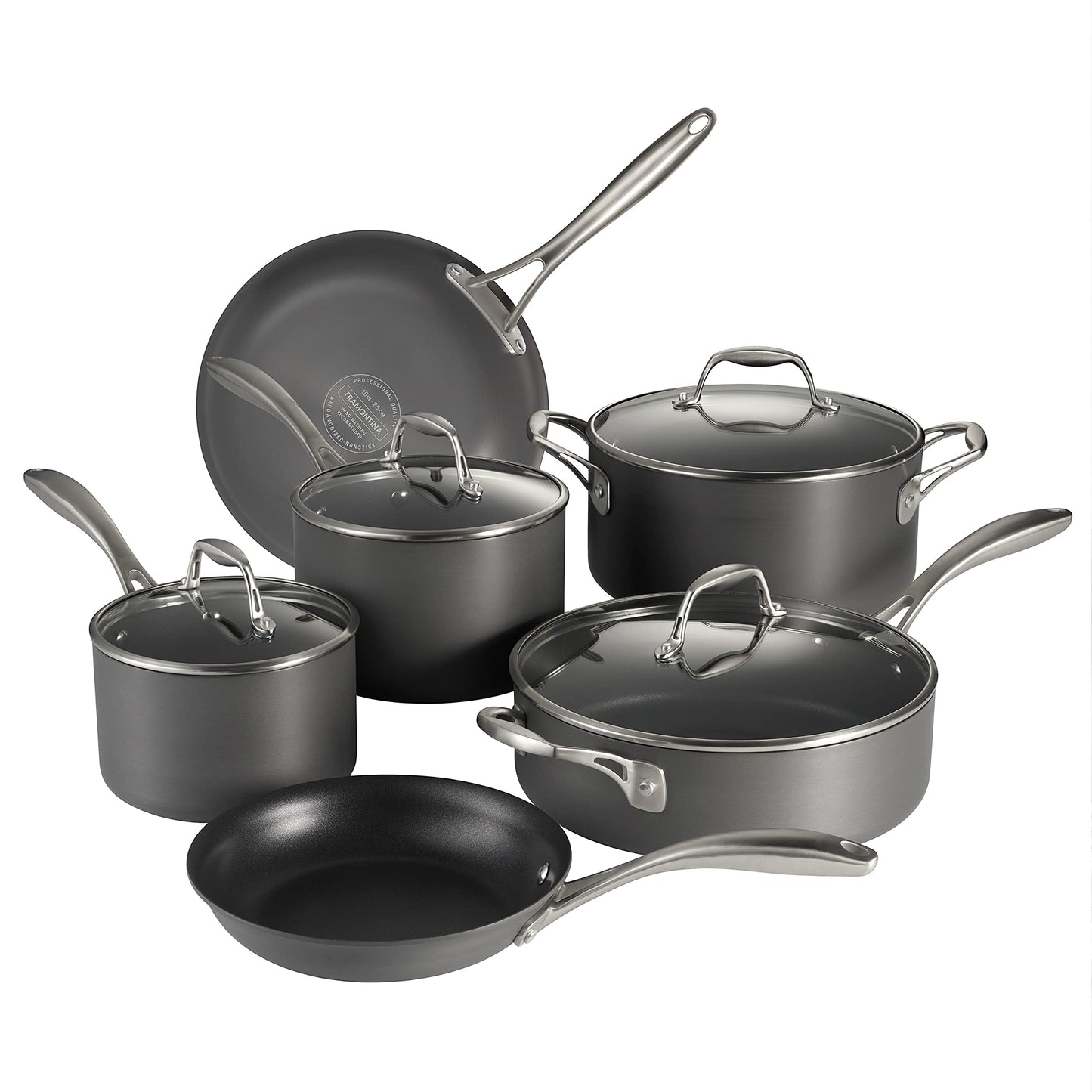 Tramontina Cookware Set Hard Anodized 10-Piece, 80123/006DS