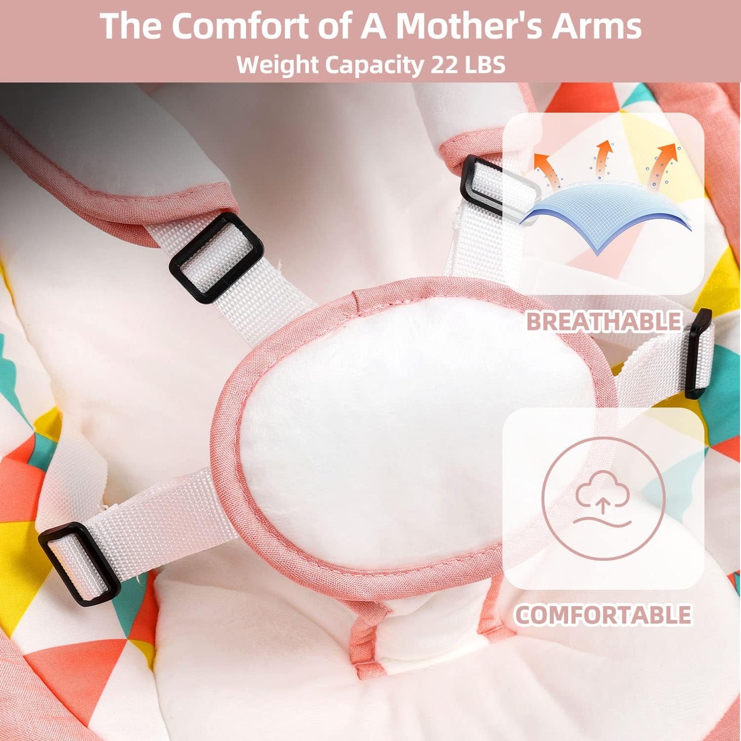 Baby Swing for Infants to Toddler,Electric Portable Baby Swing and Bouncer,Bluetooth Infant Swing for Newborn with Remote Control,10 Music,5 Speed,3 Seat Position,Baby Rocker for Baby 0-9 Month