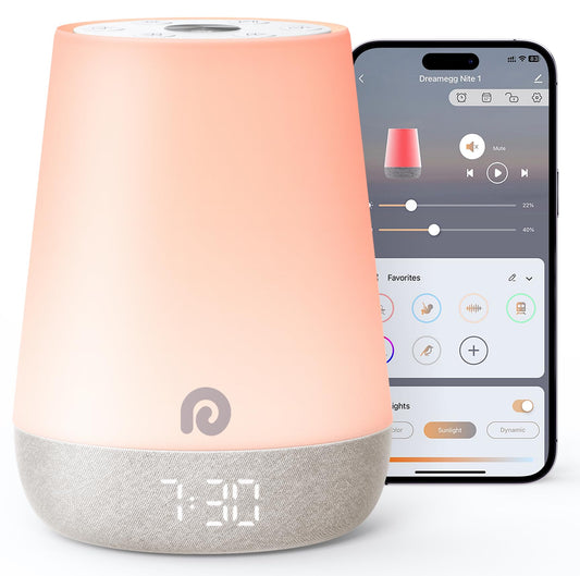 Dreamegg Baby Sound Machine with Night Light