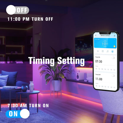 130ft LED Strip Lights with Remote by DAYBETTER