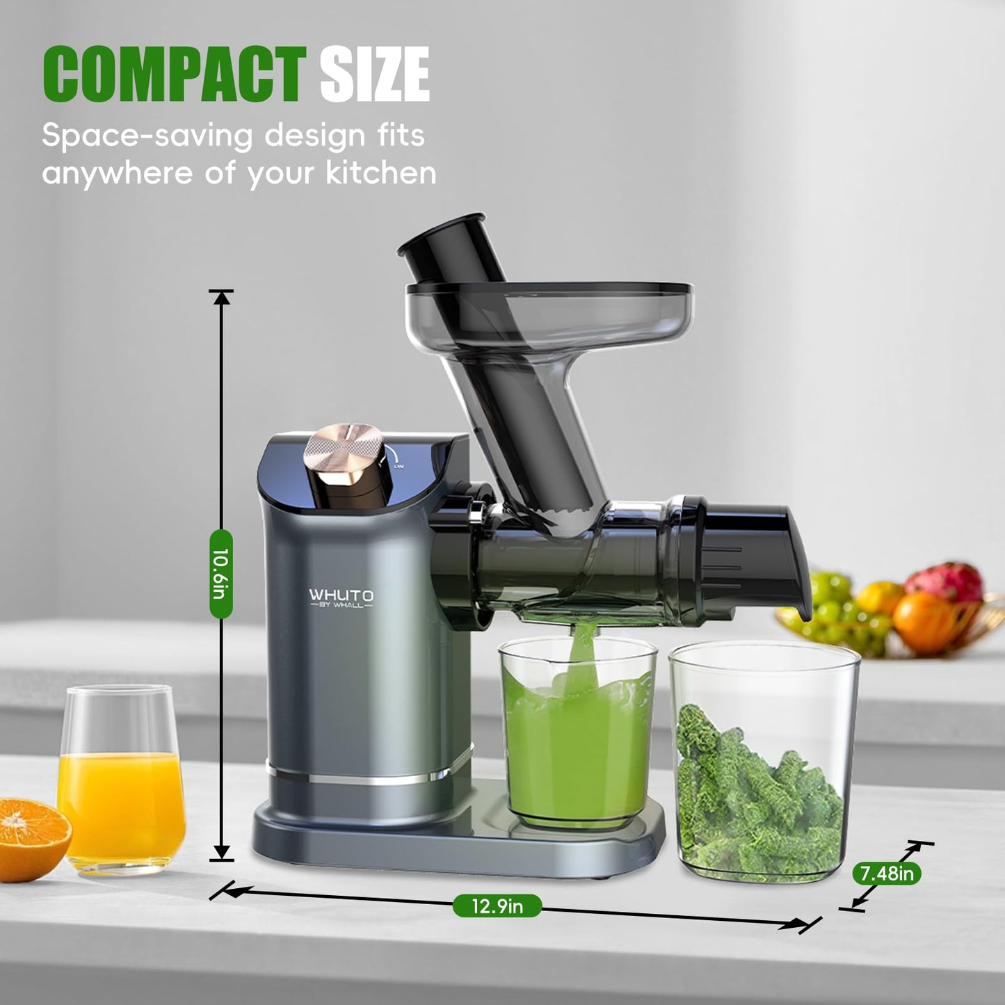 High Yield Cold Press Juicer for Vegetables & Fruits