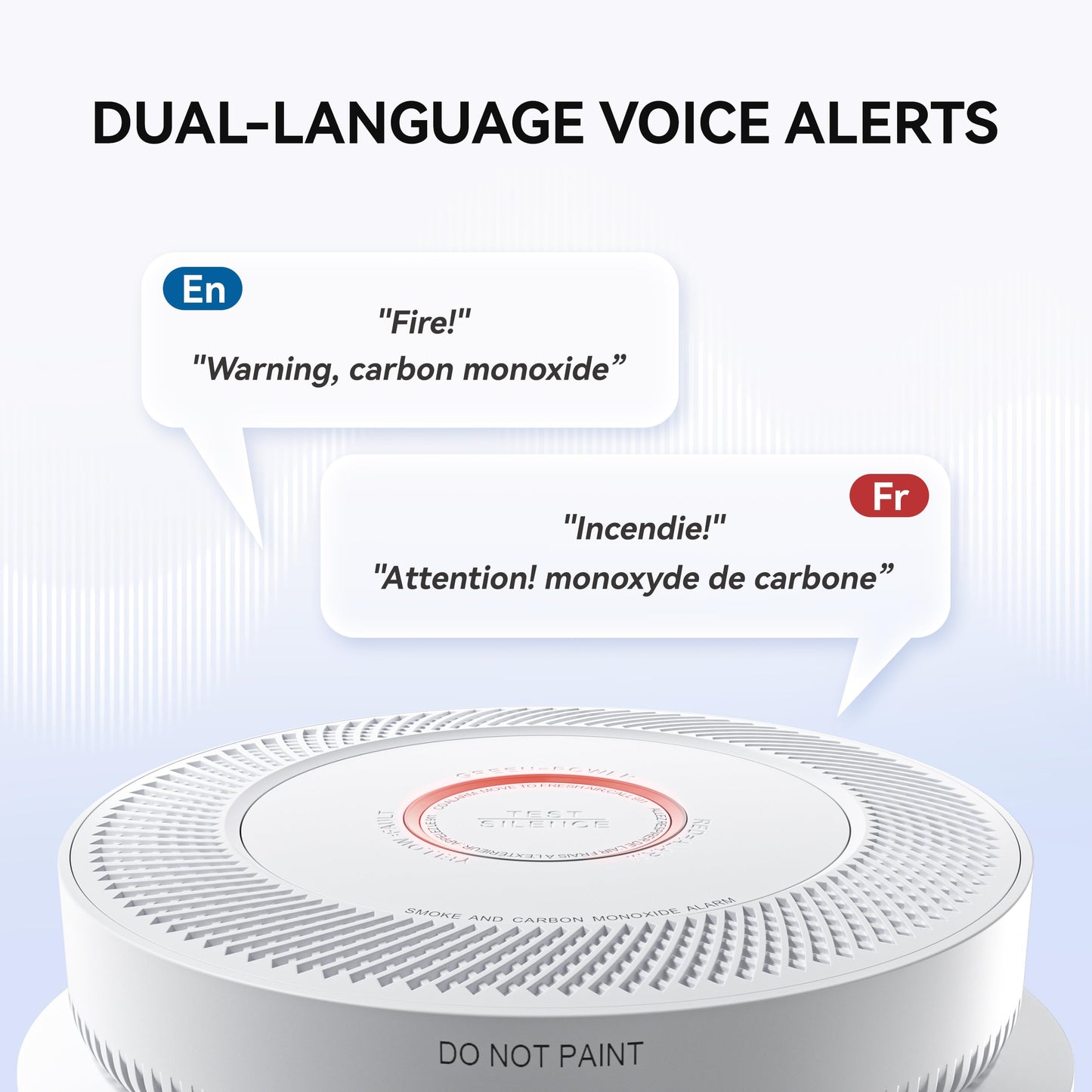 SITERWELL Hardwired Smoke and CO Detector 5-Pack