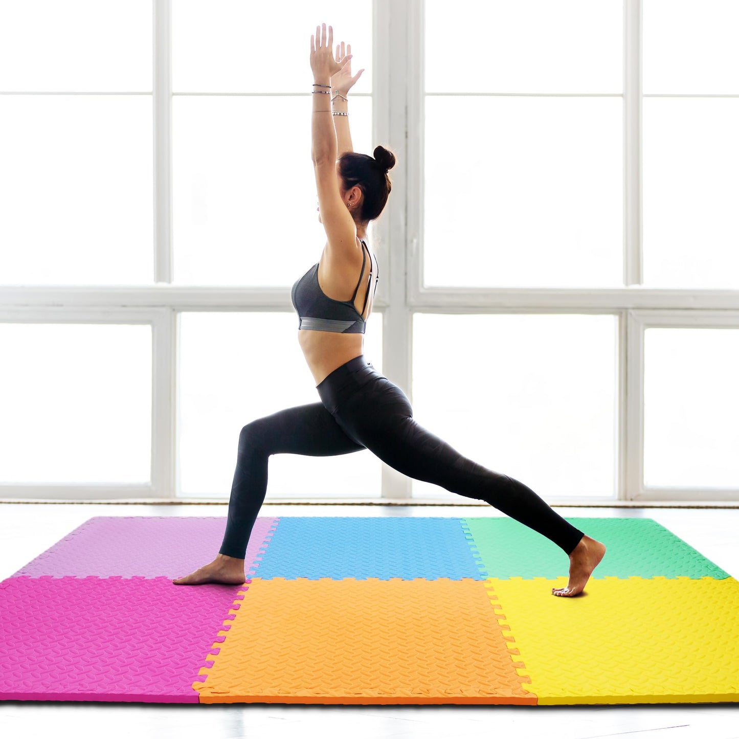 Puzzle Exercise Mat by BalanceFrom - 24 Sq Ft