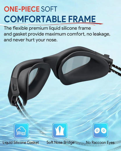 Polarized Swim Goggles for Men and Women