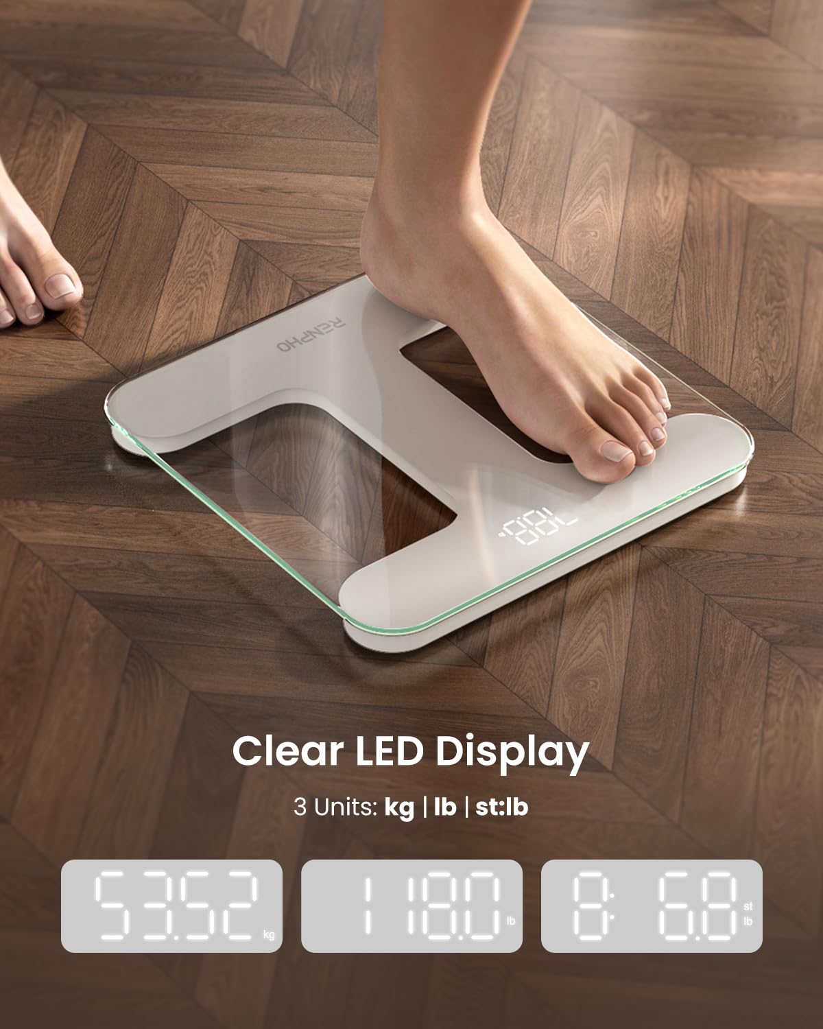 RENPHO Body Weight Scale with LED Display