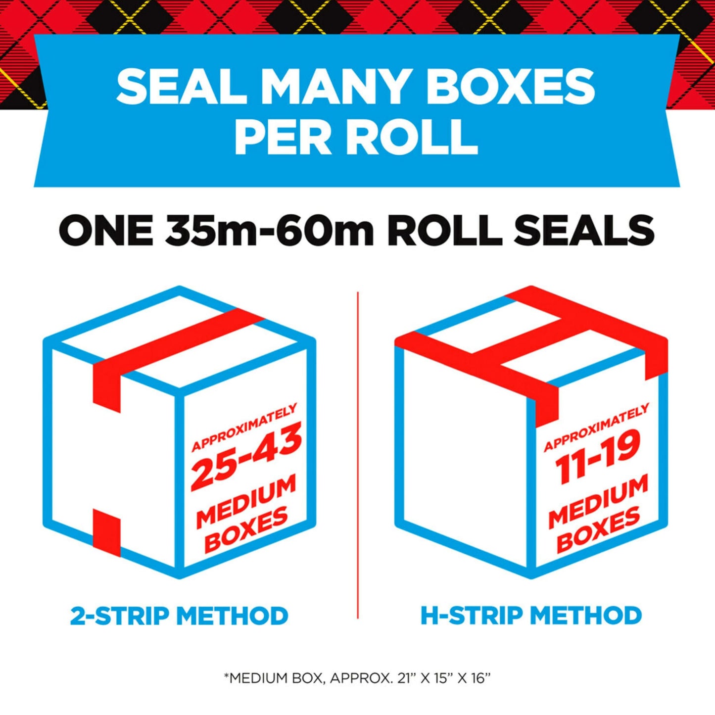 Scotch Heavy Duty Shipping Packing Tape Rolls