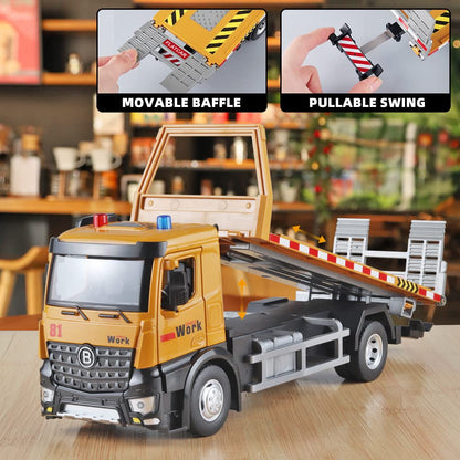 Tow Truck Toy with Sounds and Lights for Boys