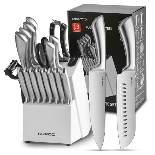 RAXCO 20-Piece Kitchen Knife Set with Shears