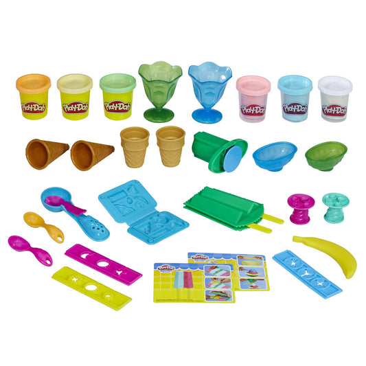 Play-Doh Ice Cream Party Set with 22 Tools
