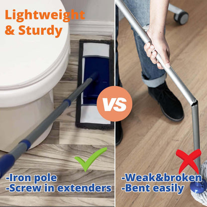Collapsible Mop and Bucket Set for Easy Cleaning