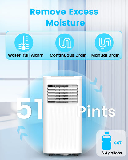 Joy Pebble 8000 BTU Portable Air Conditioner