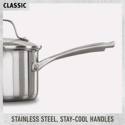 Calphalon 10-Piece Stainless Steel Cookware Set